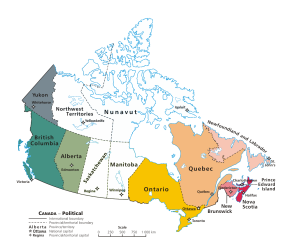 Map of Canada