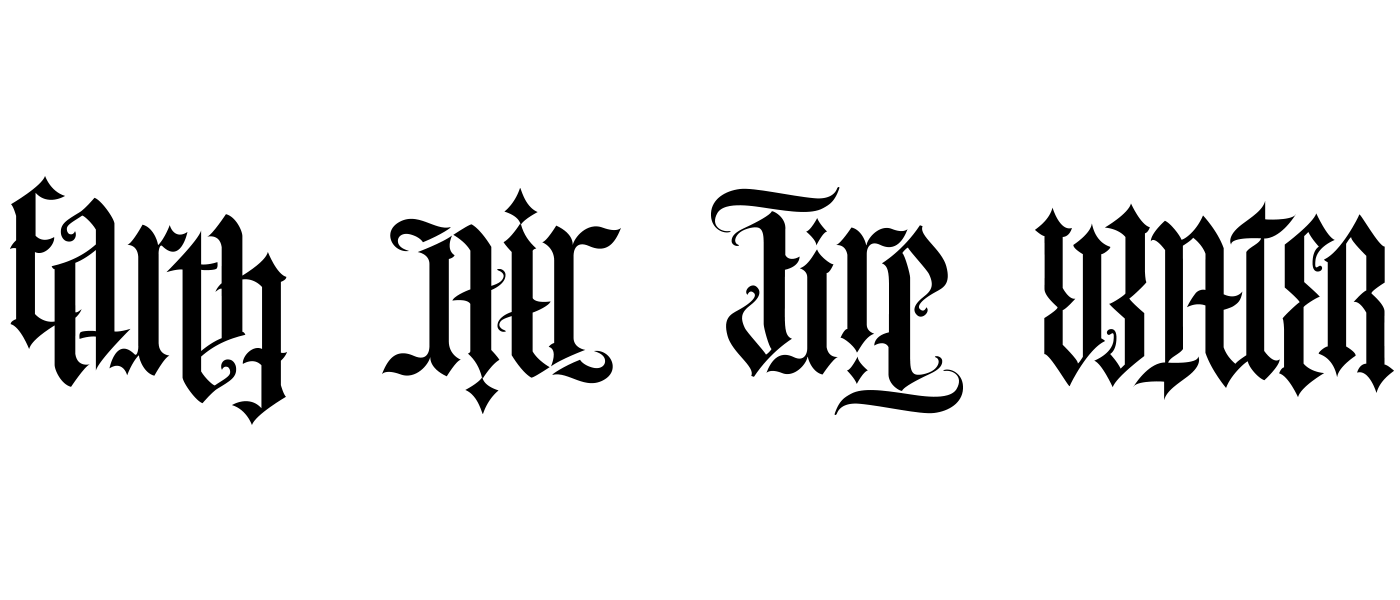 Earth Air Fire Water
